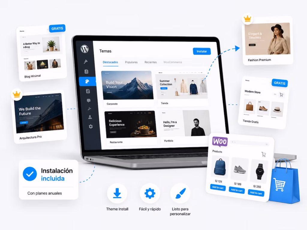 plantillas wordpress